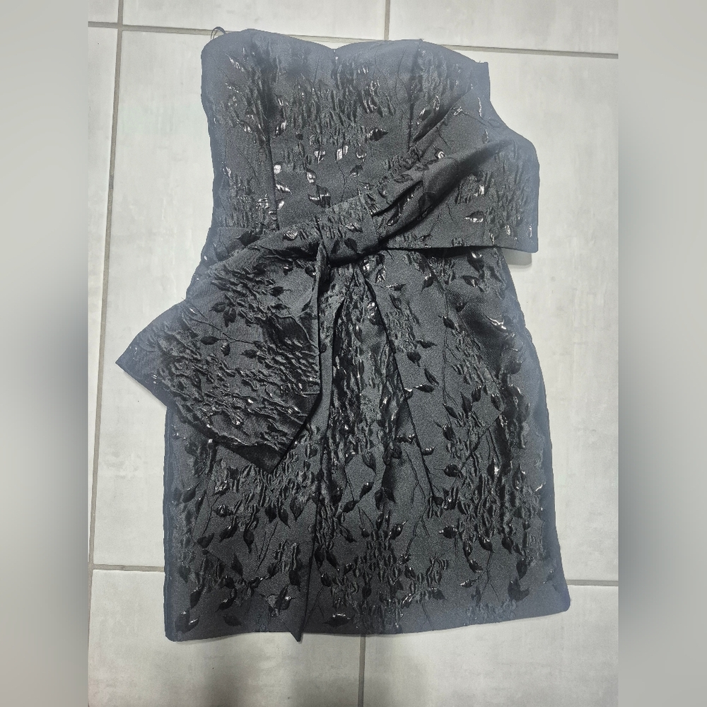 H&M Black Strapless Dress